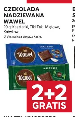 Czekolada nadziewana Wawel Kasztanki promocja w Stokrotka