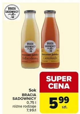 Sok różne rodzaje promocja w Carrefour Market