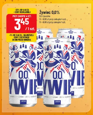 Piwo bezalkoholowe Żywiec promocja w POLOmarket