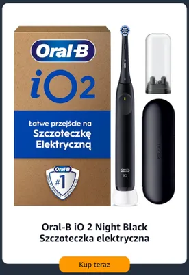 Szczoteczka elektryczna Oral-B iO 2 Night Black promocja w Amazon