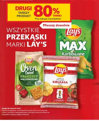 Krakersy wielozbożowe Lay's Oven Baked warzywa z czerwoną papryką promocja w Kaufland