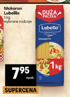 Makaron spaghetti Lubella promocja w Delikatesy Centrum