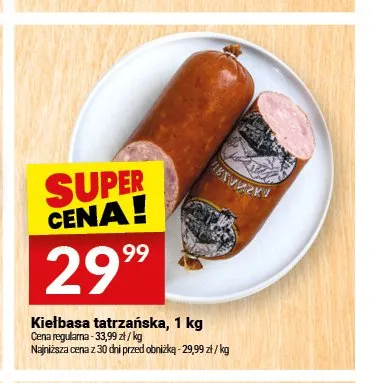 Kiełbasa tatrzańska Białecki Wędzarnia promocja w Twój Market