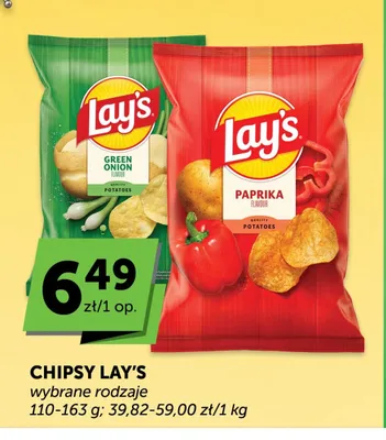 Chipsy Lay's Green Onion promocja w Euro Sklep