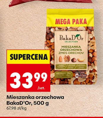 Mieszanka orzechowa BakaD'Or promocja w Biedronka