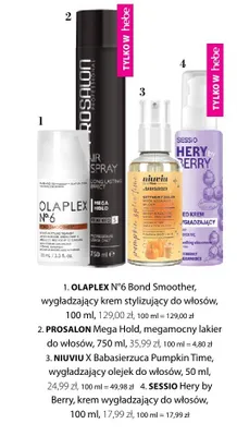 Krem stylizujący do włosów wygładzający Olaplex N°6 Bond Smoother promocja w Hebe