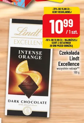 Czekolada Lindt Excellence promocja w POLOmarket