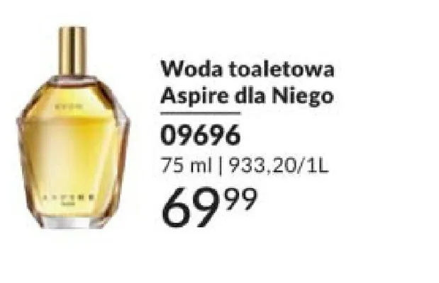 Woda toaletowa Aspire dla Niego promocja w AVON