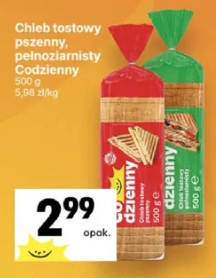 Chleb tostowy pszenny Codzienny promocja w Delikatesy Centrum