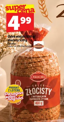 Chleb złocisty Oskroba promocja w TOPAZ