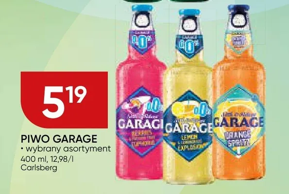 Piwo Garage promocja w Chata Polska