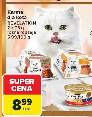 Karma dla kota Revelation promocja w Carrefour Market