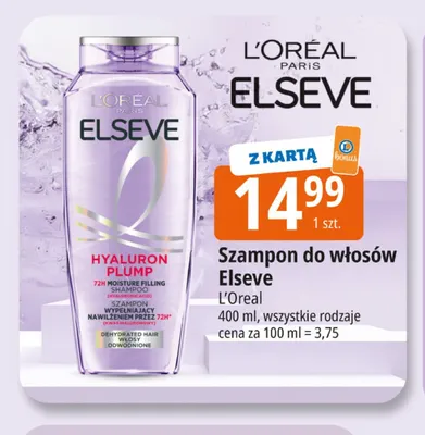 Szampon do włosów Elseve promocja w Leclerc