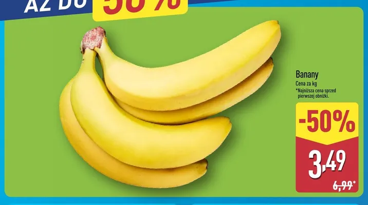 Banany promocja w Aldi