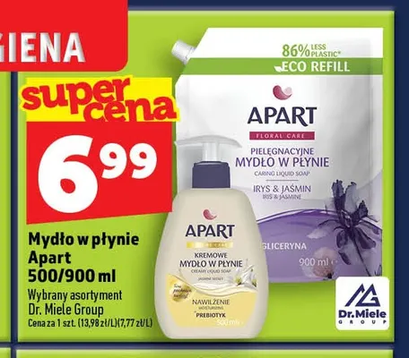 Mydło w płynie Apart 500 ml promocja w TOPAZ