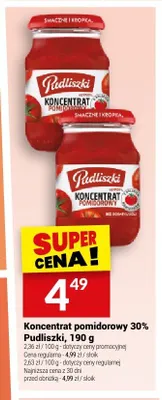 Koncentrat pomidorowy 30% Pudliszki promocja w Twój Market
