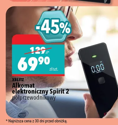 Alkomat elektroniczny Xblitz Spirit 2 promocja w Biedronka Home