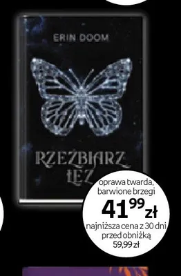 Książka Rzeźbiarz łez oprawa twarda barwione brzegi promocja w Empik