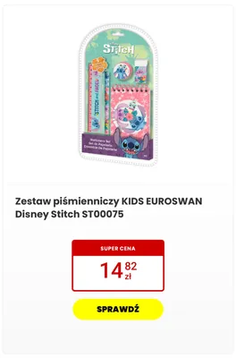 Zestaw piśmienniczy Kids Euroswan Disney Stitch promocja w Media Expert
