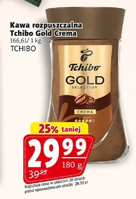Kawa rozpuszczalna Tchibo Gold Crema promocja w Prim Market
