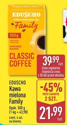 Kawa mielona Family Classic Coffee promocja w Aldi