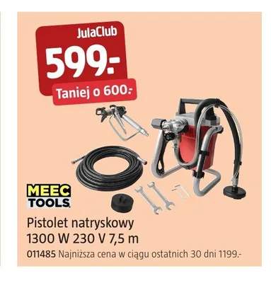 Pistolet natryskowy Meec Tools promocja w Jula