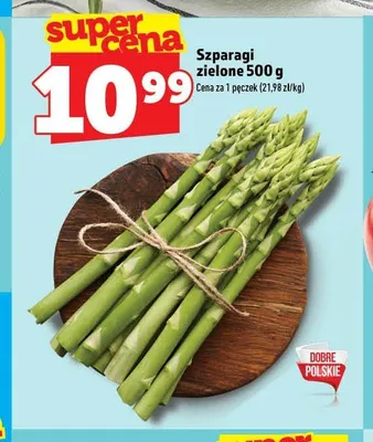 Szparagi zielone promocja w TOPAZ