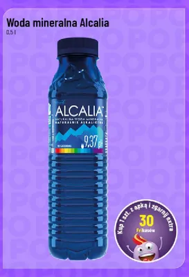 Woda mineralna Alcalia promocja w POLOmarket