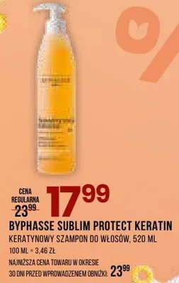 Szampon keratynowy do włosów Sublim Protect Keratin promocja w Drogerie Natura