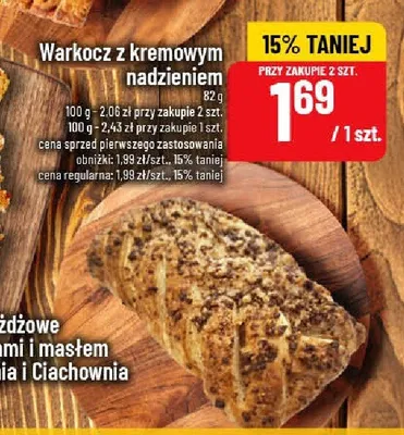 Warkocz z kremowym nadzieniem promocja w POLOmarket