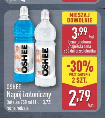 Napój izotoniczny OSHEE promocja w Aldi