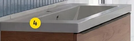 Umywalka meblowa ceramiczna Nira slim promocja w Castorama