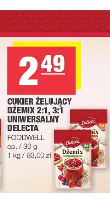 Cukier żelujący Dżemix 2:1 Delecta promocja w SPAR