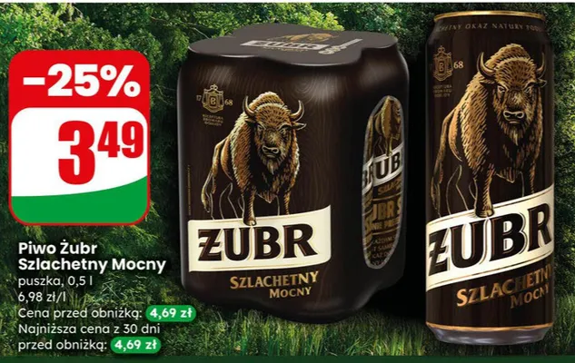 Piwo Szlachetny Mocny promocja w Dino