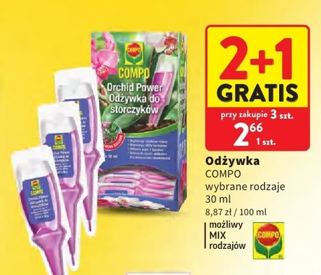 Odżywka do storczyków Compo Orchid Power promocja w Intermarche