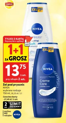 Żel pod prysznic Nivea Creme Soft promocja w Intermarche