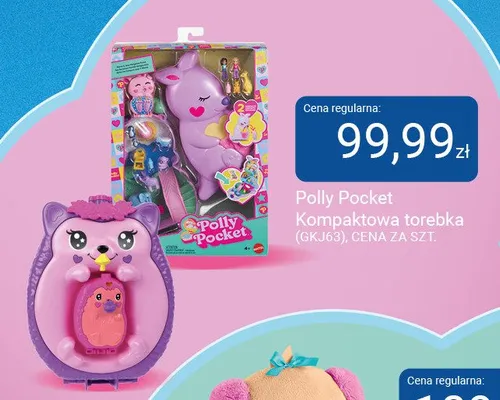 Kompaktowa torebka Polly Pocket (GKJ63) promocja w Smyk
