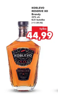 Brandy Koblevo Reserve XO promocja w Kaufland