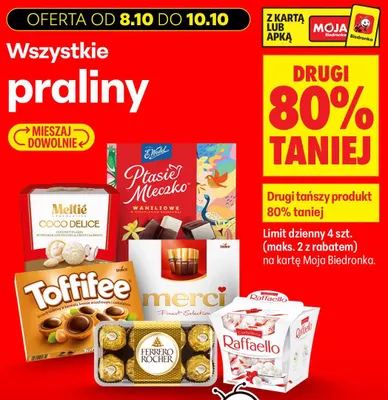 Praliny promocja w Biedronka