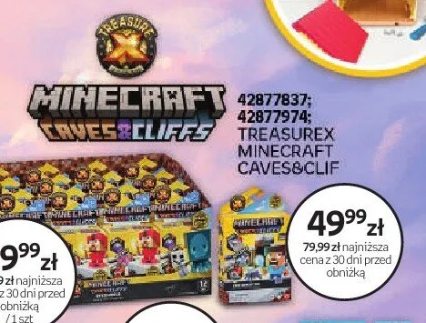 Zabawka TREASUREX MINECRAFT caves&clif promocja w Dzień Dziecka