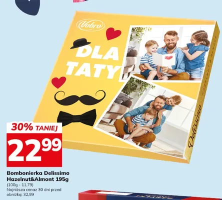 Bombonierka Vobro Delissimo Hazelnut & Almont promocja w Hitpol