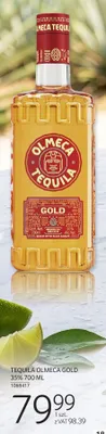 Tequila Olmeca Gold 35% promocja w Selgros
