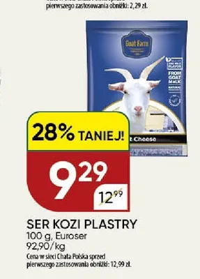 Ser kozi plastry Goat Farm promocja w Chata Polska