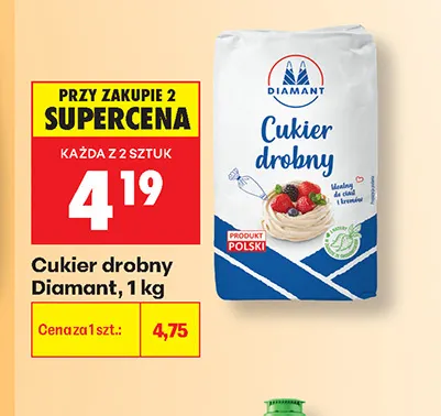 Cukier drobny Diamant promocja w Biedronka