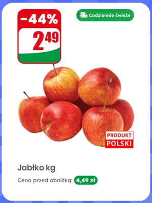 Jabłko polskie promocja w Dino
