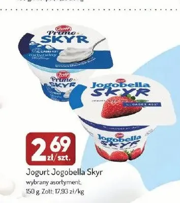 Jogurt Jogobella Skyr Zott naturalny promocja w Avita