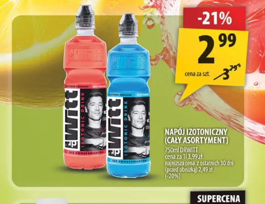 Napój izotoniczny DrWitt promocja w Arhelan