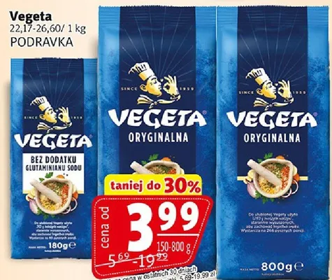 Vegeta oryginalna promocja w Prim Market