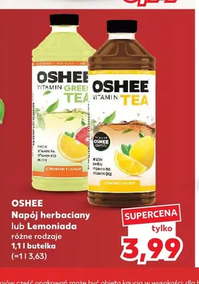 Napój herbaciany Oshee Vitamin Green Tea Citrus Mix promocja w Kaufland