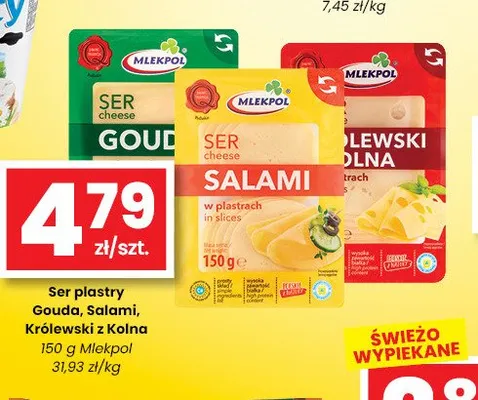 Ser plastry Mlekpol promocja w emma MARKET
